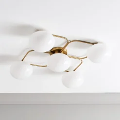 West Elm Champignon 5-Light Flush Mount (24")