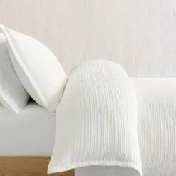 West Elm Chandler Ribbed Duvet Cover & Shams