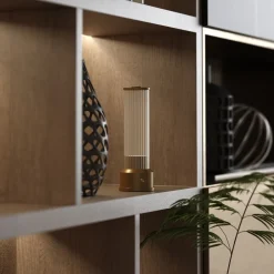 West Elm Chaniel Cordless Candlestick Table Lamp (8.5")