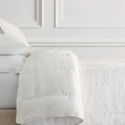 West Elm Chenille Linear Comforter & Shams