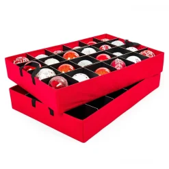 West Elm Christmas Ornament Storage Boxes