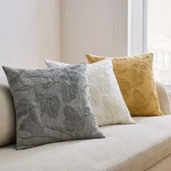 West Elm Chunky Embroidery Floral