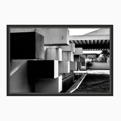 West Elm City Blocks Framed Wall Art
