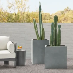 West Elm Cityscape Indoor/Outdoor Planters w/ Liners