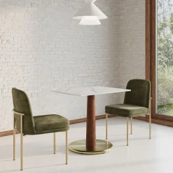 West Elm Claire Restaurant Rectangle Dining Table - Porcelain