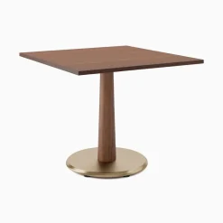 West Elm Claire Restaurant Square Dining Table - Wood