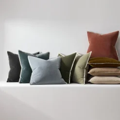 West Elm Classic Cotton Velvet Pillow Cover
