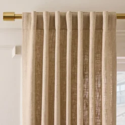West Elm Classic Slub Linen Curtain