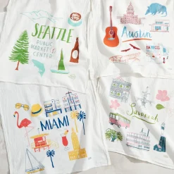 West Elm Claudia Pearson City Tea Towels