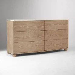 West Elm Clementine Marble 6-Drawer Dresser (60")
