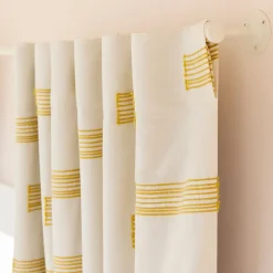 West Elm Clipped Blocks Blackout Curtain