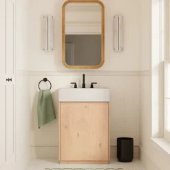 West Elm Closed Wood Washstand (24")