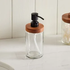 West Elm Clover Wood & Glass Bath Accessories