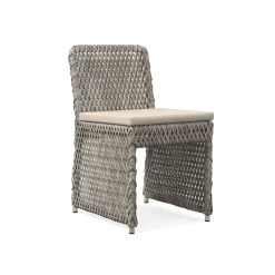 West Elm Coastal Outdoor Dining Chair Cushion Cover