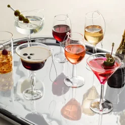 West Elm Cocktail Glass Ornaments