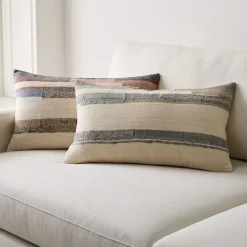West Elm Colorblock Silk Stripe