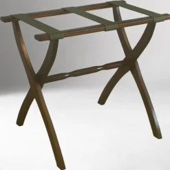 West Elm Contour Wood Leg Luggage Rack