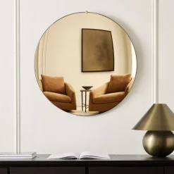 West Elm Convex Round Wall Mirror