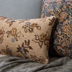West Elm Cool Florals & Throw Set