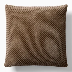 West Elm Corded Bias Velvet