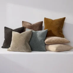 West Elm Corded Bias Velvet