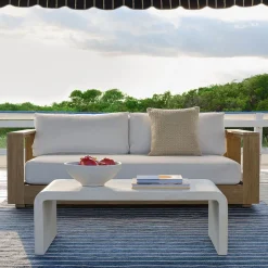 West Elm Cord Stripe Outdoor Performance Rug