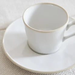 West Elm Costa Nova Beja Teacup & Saucers (Set of 4)