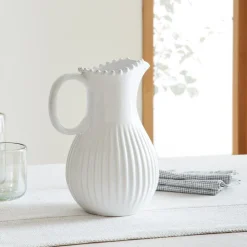 West Elm Costa Nova Pearl White Pitcher