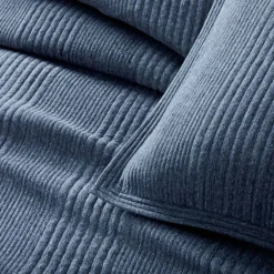 West Elm Cotton Cloud Jersey Duvet Cover & Shams