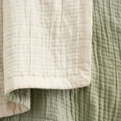 West Elm Cotton Linen Gauze Blanket