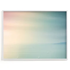 West Elm Cotton Rainbow Framed Wall Art by Minted for
