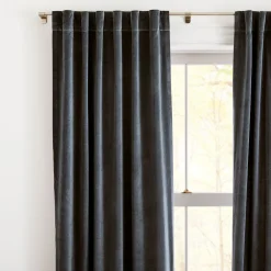West Elm Cotton Velvet Blackout Curtain