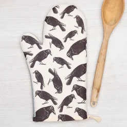 West Elm Counter Couture Crow Oven Mitt & Pot Holder