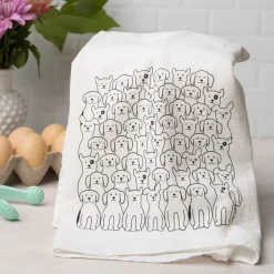 West Elm Counter Couture Dogs Flour Sack Towels (Set of 2)