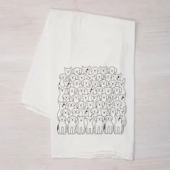 West Elm Counter Couture Dogs Flour Sack Towels (Set of 2)