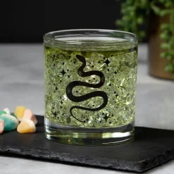 West Elm Counter Couture Snake Whiskey Glass