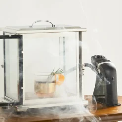 West Elm Crafthouse Glass Smoking Box w/ Smoker
