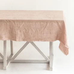 West Elm Creative Women Stone Washed Linen Tablecloth Collection