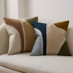 West Elm Crewel Outlined Shapes