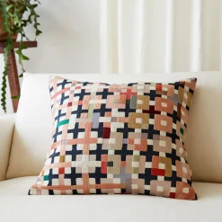 West Elm Crewel Patchwork