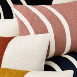 West Elm Crewel Rounded Pillow Cover
