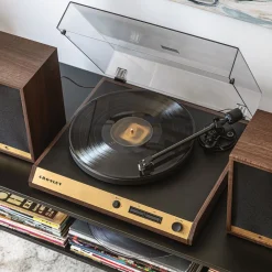 West Elm Crosley C72 Record Player w/ Speakers