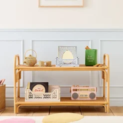Kids West Elm Curved Rattan Small Shelf (42")