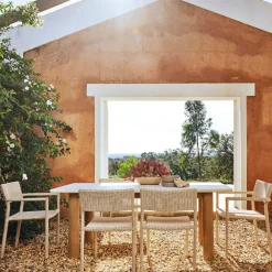 West Elm Cusco Outdoor Concrete Dining Table (76")