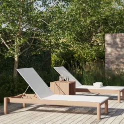 West Elm Cusco Outdoor Textilene® Chaise Lounge