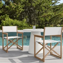 West Elm Cusco Outdoor Textilene® Folding Director's Chairs