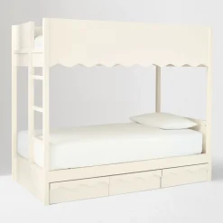 Kids West Elm Daisy Storage Twin Bunk Bed