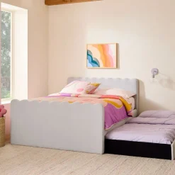 Kids West Elm Daisy Upholstered Bed Twin Trundle Only