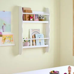 West Elm Daisy Wall-Mounted Tiered Book Rack (24")