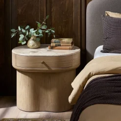 West Elm Deacon Marble Grand Nightstand (30")